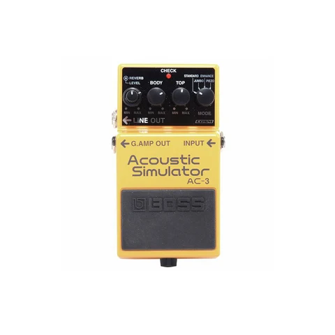 Профессиональный акустический симулятор BOSS AC-3, электрическая гитара, аксессуары для бас-гитары