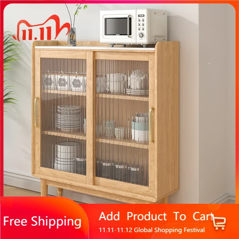 

Угловой комод, домашний буфет, Роскошный кухонный стеллаж, полки для стола, мебель для дома RR50DF