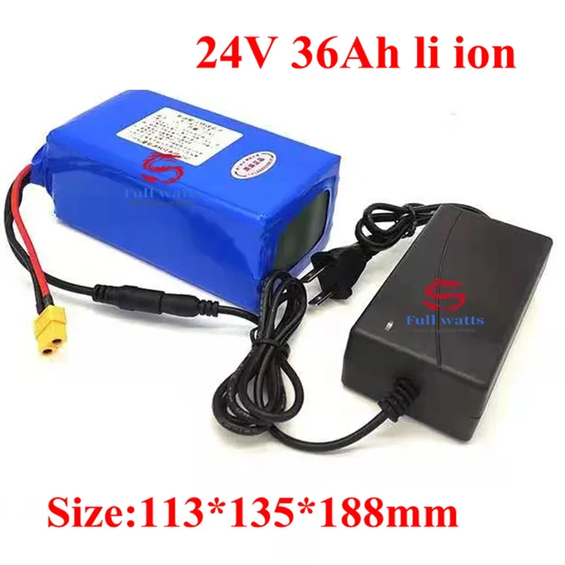 Литий-ионный аккумулятор 25 9 В 36 Ач 24 40