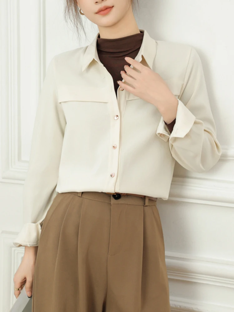 Рисунок 4 - Винтажная женская рубашка QOERLIN с длинным рукавом