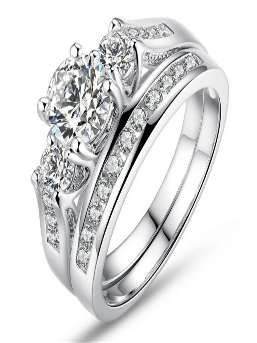 

New hot-selling full diamond fashion women's ring