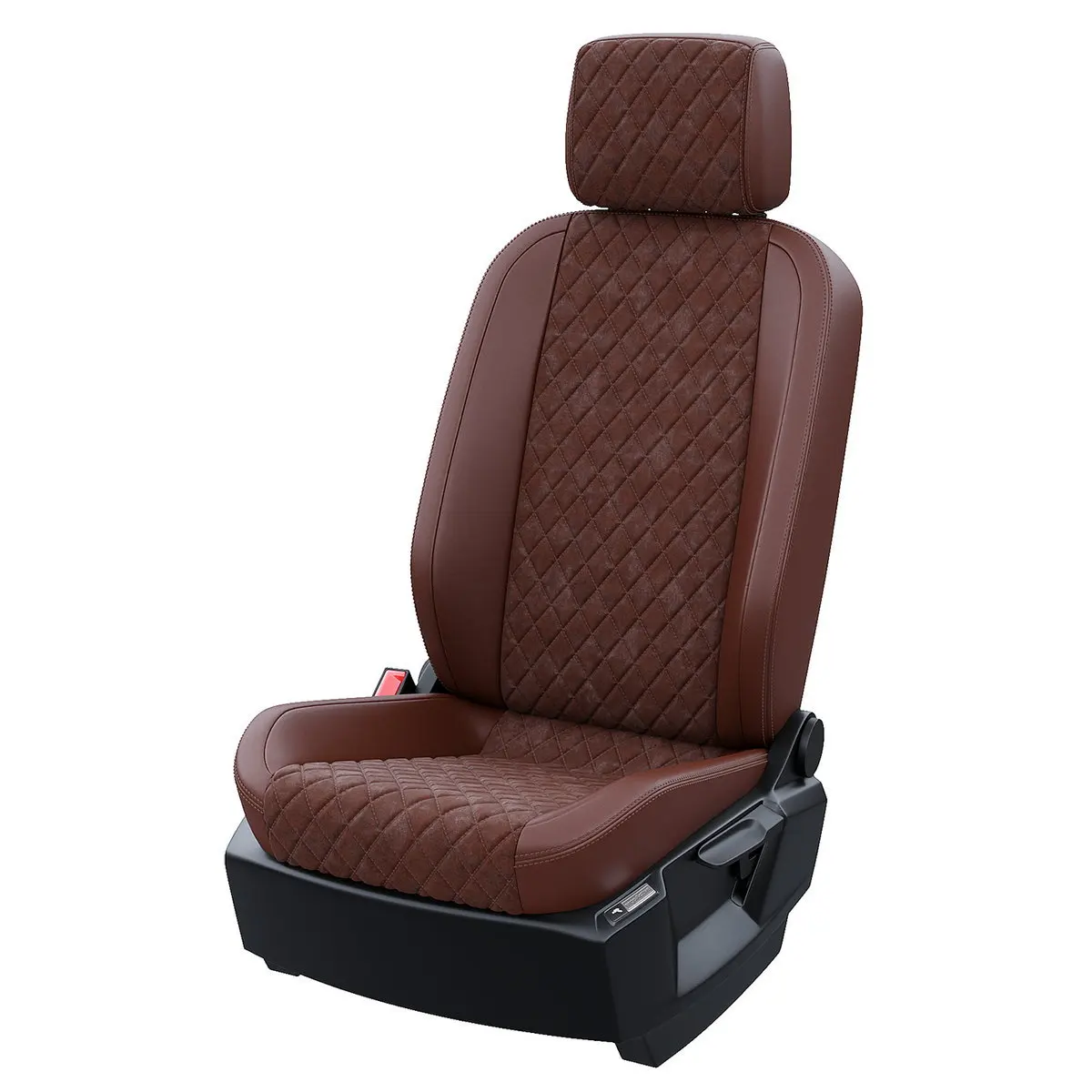 Чехлы на Мерседес Вито W638 1996-2003 Алькантара с ромбом