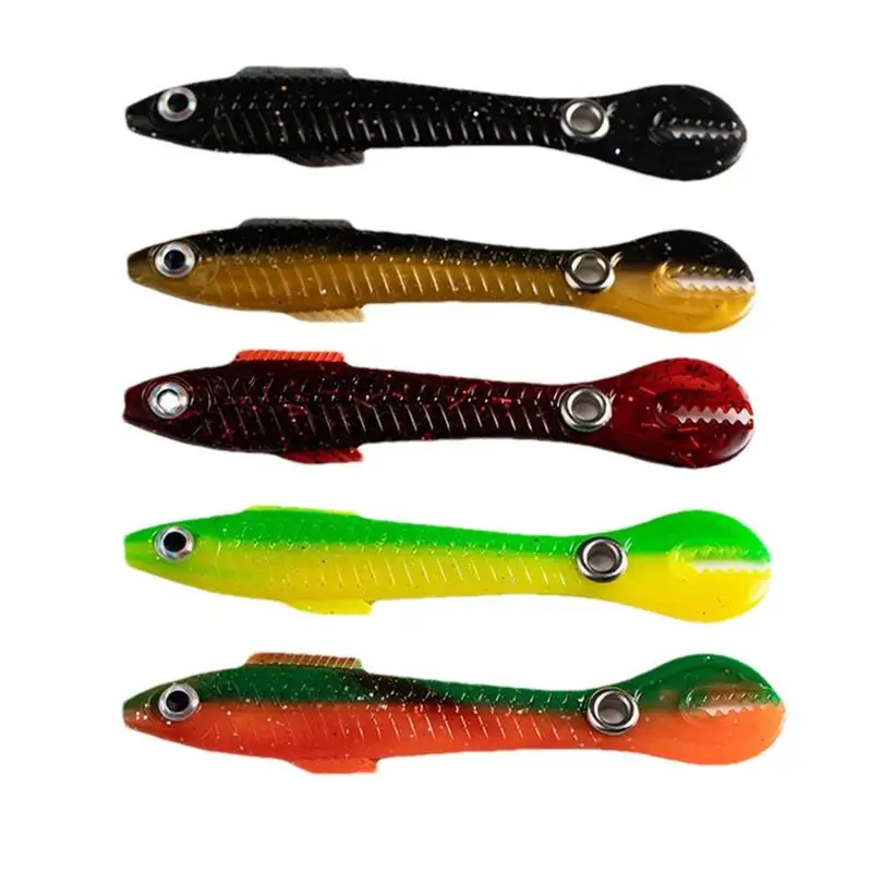 

Soft Baits For Bass Fishing 5pcs Paddle Tail Swimbaits Fishing Lures Kit Paddle Tail Swimbaits Spoon Lures Fishing Lures Kit
