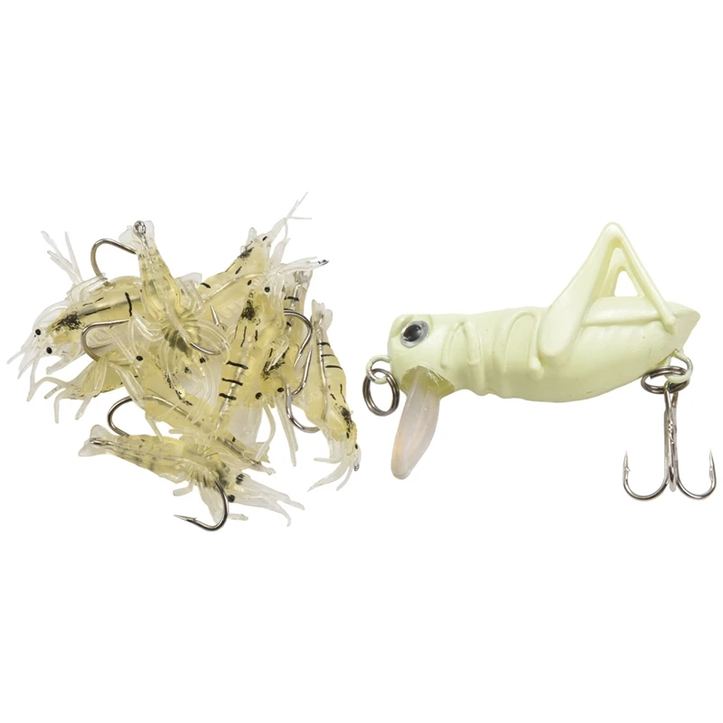 

Жесткая рыболовная Мягкая приманка креветки, 5 шт., 4 см