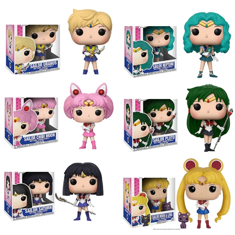 Тематическая фигурка FUNKO POP Сейлор Луна статуя заяц персонаж кукла Чиби Мун