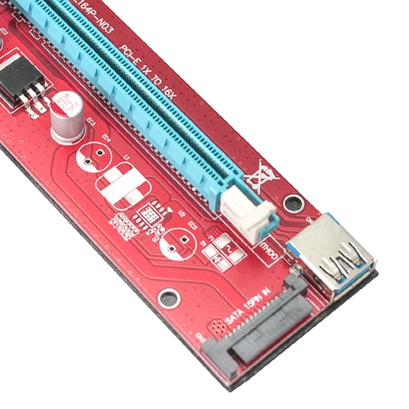 VER007S Карта адаптера PCI E Express PCIE 1X–16X USB3.0 Удлинительный кабель с изображением