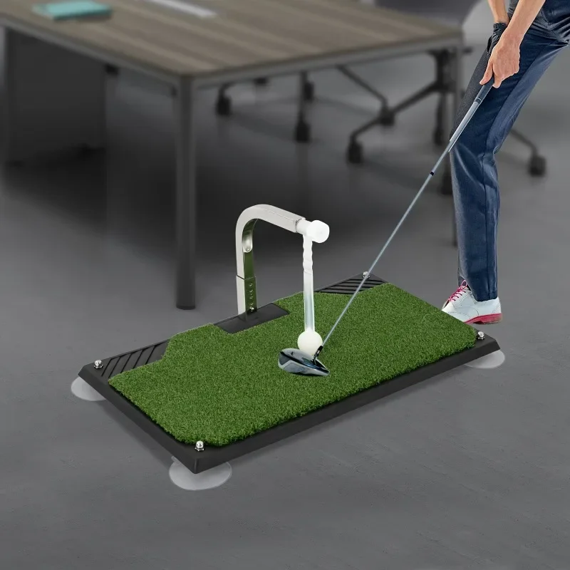 Практика для гольфа коврик ударов тренажер вращение на 360 градусов открытый/в