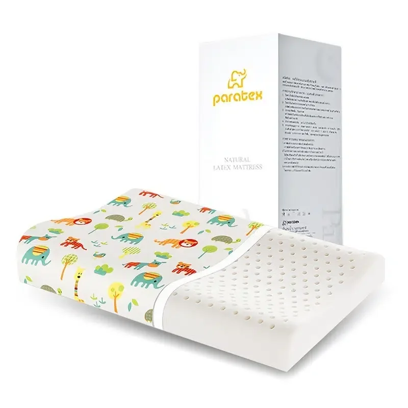 

1 шт., детская подушка из натурального латекса для мальчиков и девочек 0-15 лет