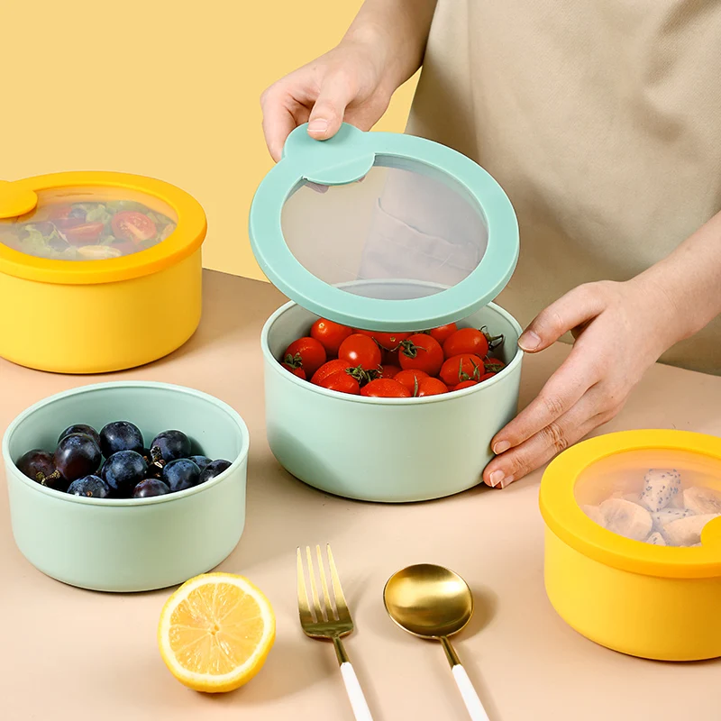 

ONEISALL Sealed Jars Kitchen Canisters Can Storage Food PP Container with Lid Spice Jar 600ml/1000ml