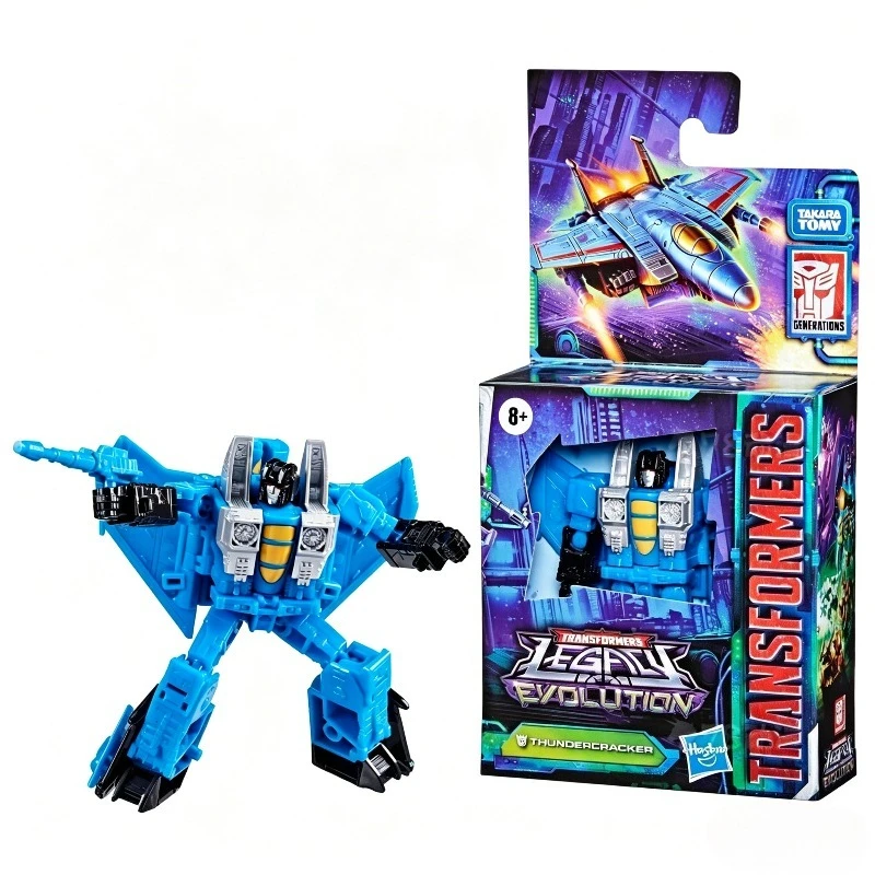 Фото В наличии: Hasbro Transformers Legacy Evolution Core Class Thundercracker, подвижная фигурка робота, коллекционные подарки, хобби-аксессуары. №1