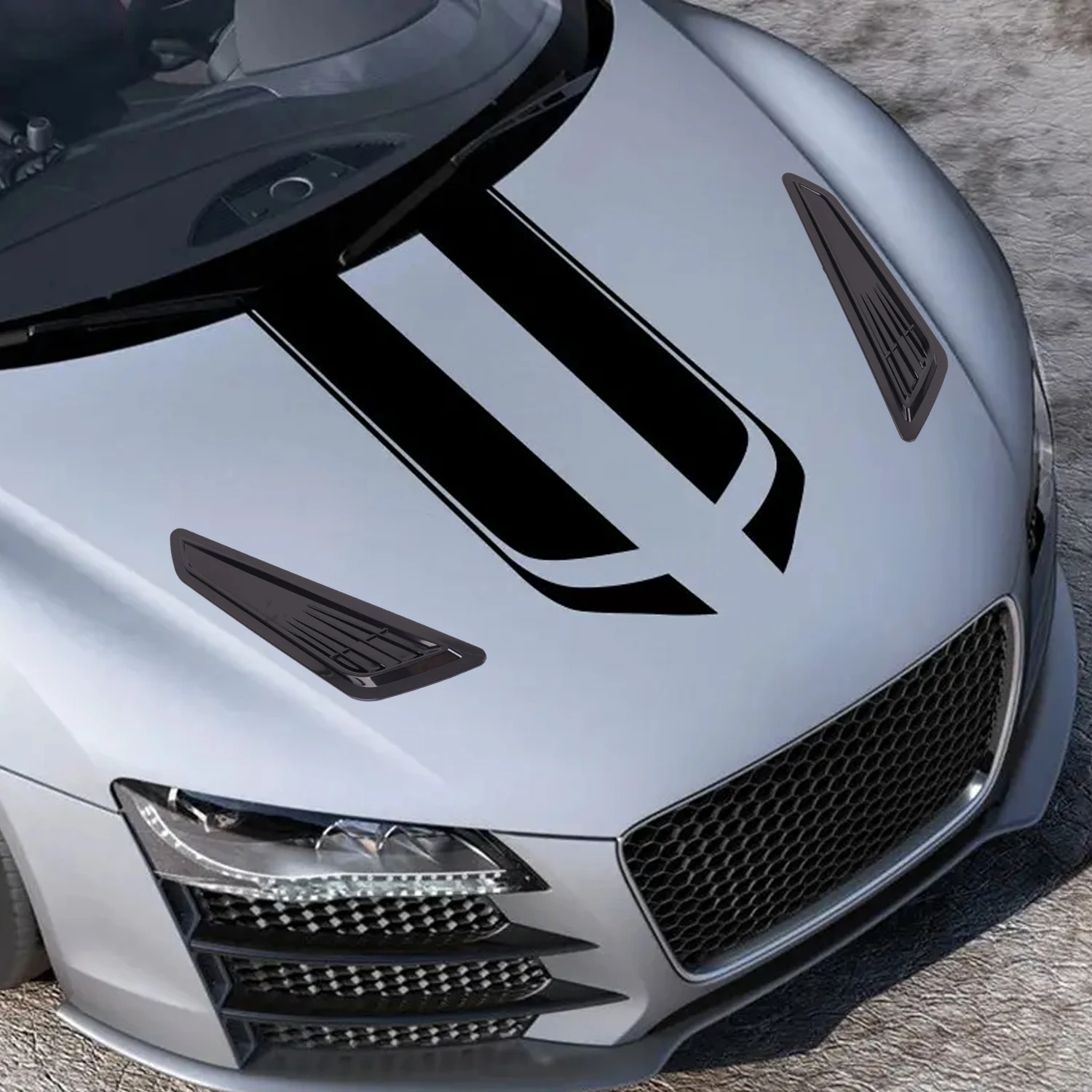 2 шт. декоративные крышки для вентиляционных отверстий передней капота