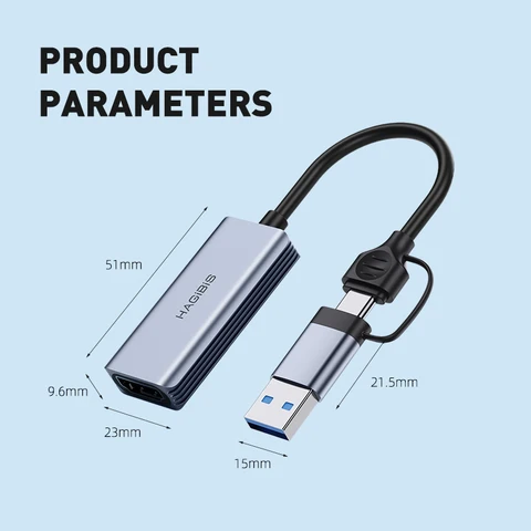Hagibis Карта захвата USB 3.0 с PD 100 Вт