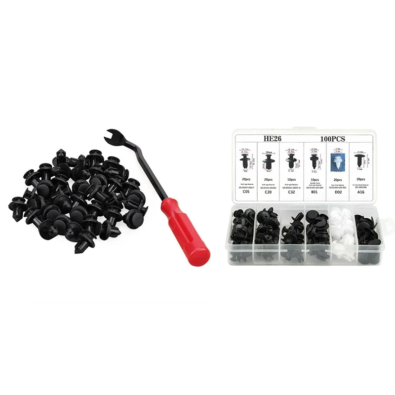 

40 шт. 10 мм пластиковые зажимы для бампера, крыла, клеш, заклепки, зажимы с 100 шт., автомобильный брызговик, крепеж, бампер