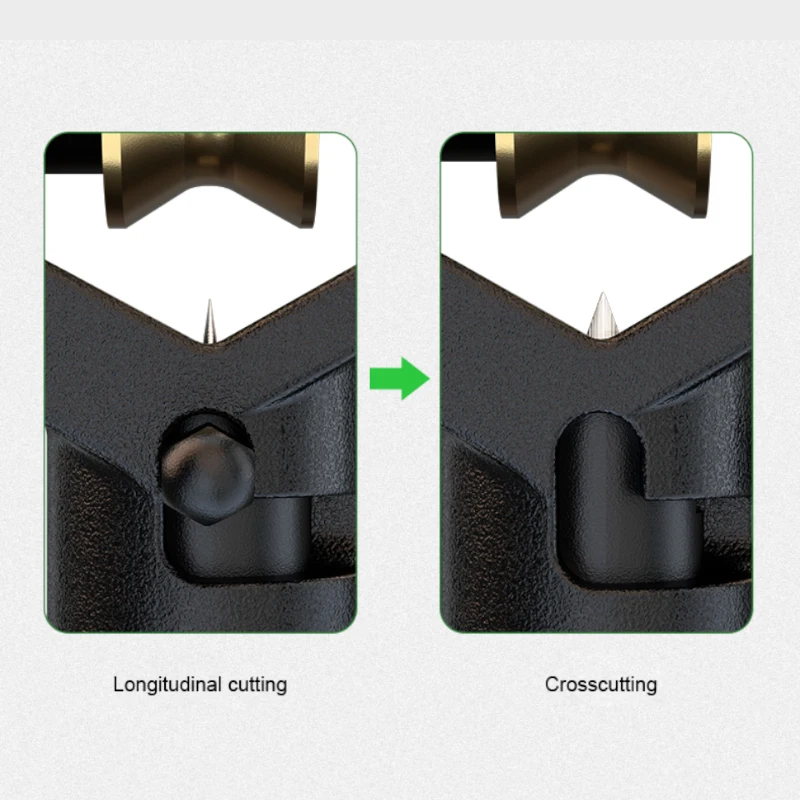 ACS-2 Armored Cable Cutter 4-10mm/8-28.6mm Optical Wire Slitter Longitudinal Wire Stripper Knife Fiber Optic Stripping Tool FTTH