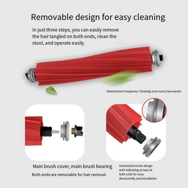 2 шт. Резиновые Запчасти для робота-пылесоса Roborock S7/S7 MaxV/S7 MaxV Plus/S7 Ultra