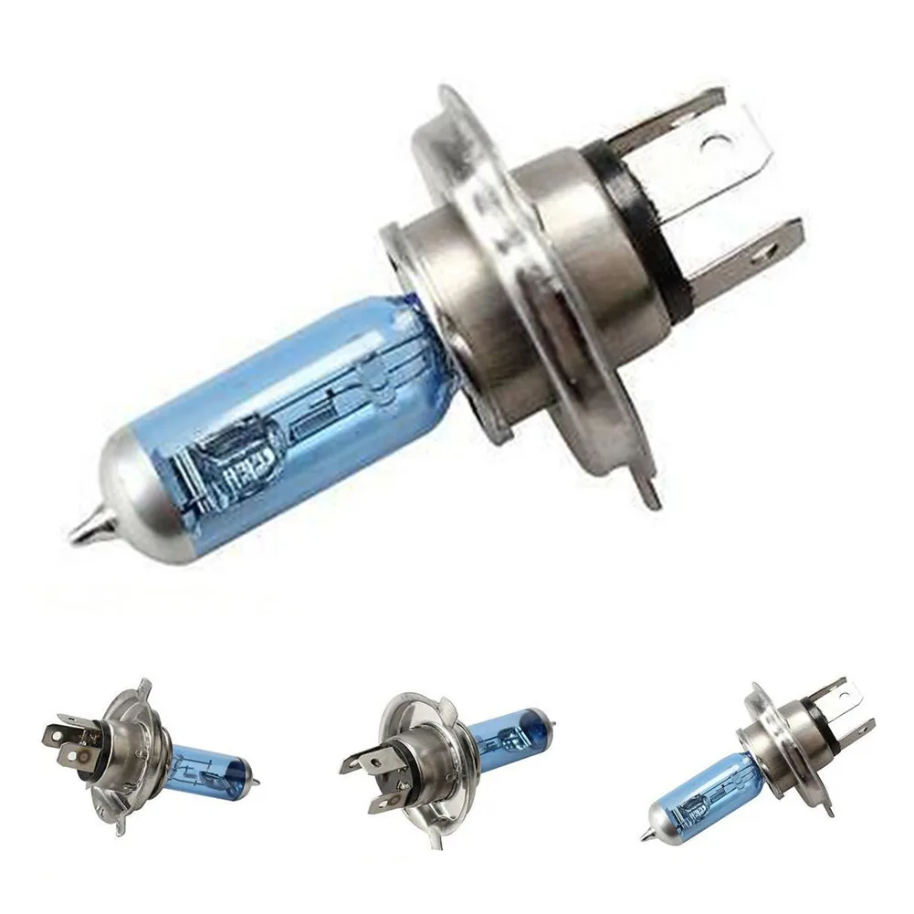 

Forward Halogen Bulb Halogen Lamp Headlights P43T Parts White Light Xenon 4 X Accessory Blue Bulb Car Universal Durable