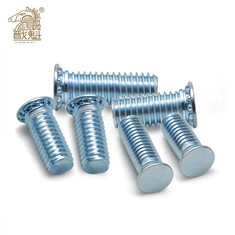 10-50 шт. самозажимные шпильки нажимная заклепка винт с цинковым покрытием из