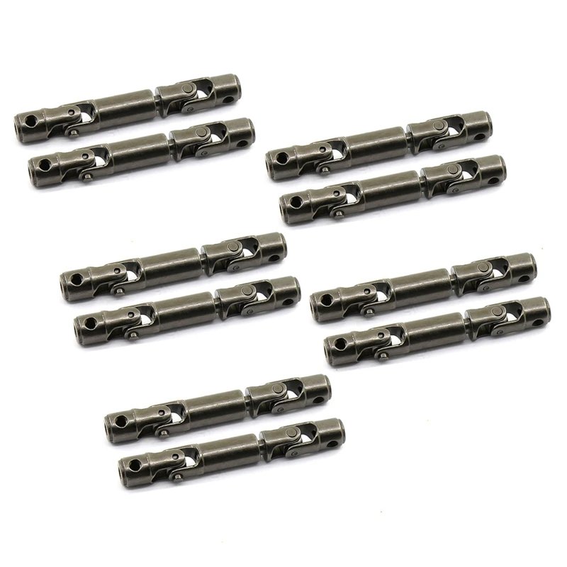 

10PCS Upgrade Metal Driving Shaft For WPL 1/16 B14 B14K B16 B16K MN90 MN90K MN91 RC Car Parts Crawlers Truck,Titanium