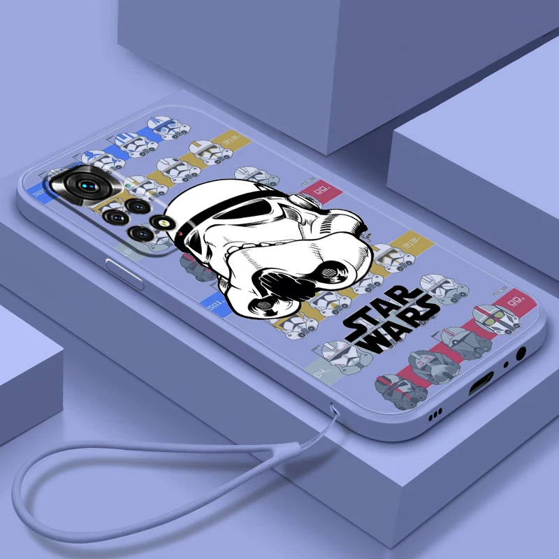 

Disney S-Star Warsrgvr Phone Case For Xiaomi Redmi Note 12 11T 11S 11E 10S 10T 10 9T Pro Plus Liquid Rope Funda Cover
