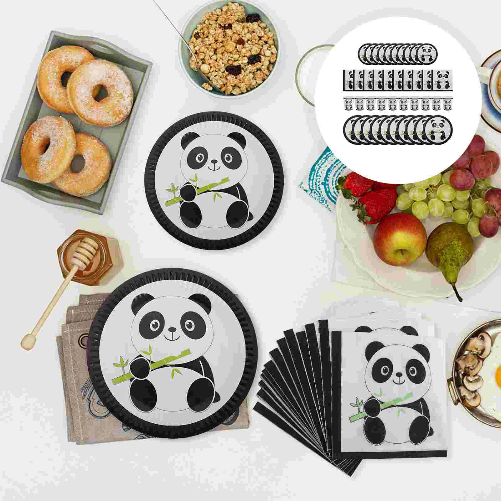 

1 Set Cartoon Tableware Paper Tableware Cartoon Dinnerware Disposable Tableware for Celebration Birthday Party