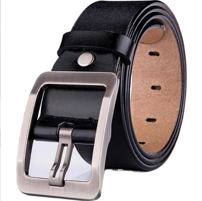 

Ремень с пряжкой с язычком Женский, широкий кожаный ремень высокого качества, 2022