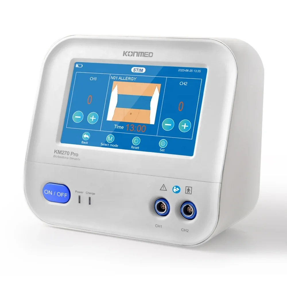 KONMED Тепловой стимулятор Biofeedback KM280Pro (EMG/GAME/ETS/MIRROR/HEAT/STIM) для реабилитации тазового
