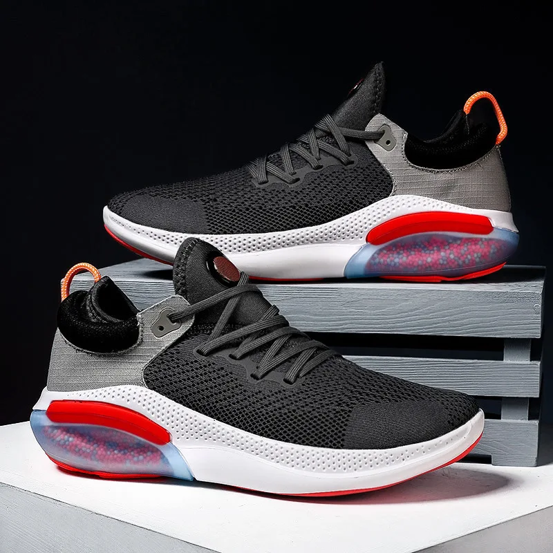 New Men Women Sneakers Running Shoes Outdoor Sports Shoes Unisex 3D Fishbone Lock System Breathable Knitting Upper Walking Shoes