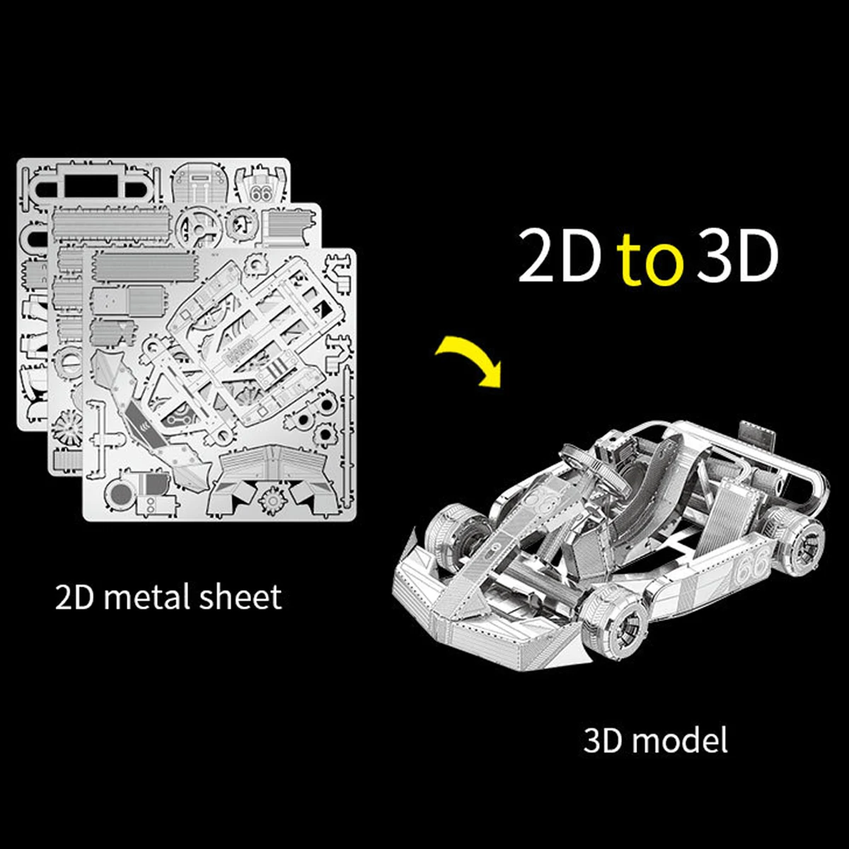 Металлические 3D-пазлы для взрослых и детей