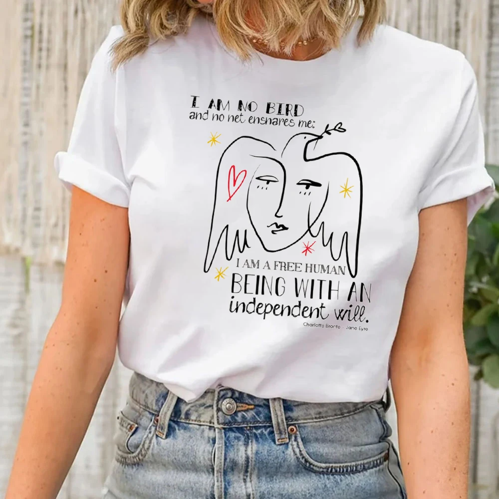 Женская одежда I Am No Bird and Net Ensnares Me Jane Eyre женская футболка с коротким рукавом