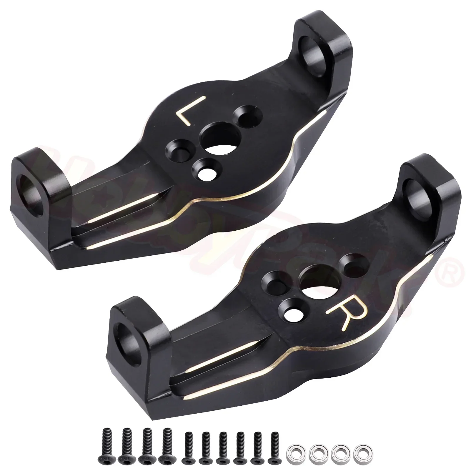 

Передние латунные роликовые блоки HobbyPark C-втулки для Traxxas TRX-4 обновления подходят для TRX6 весом 50,4 г/шт. (2 шт. в упаковке)