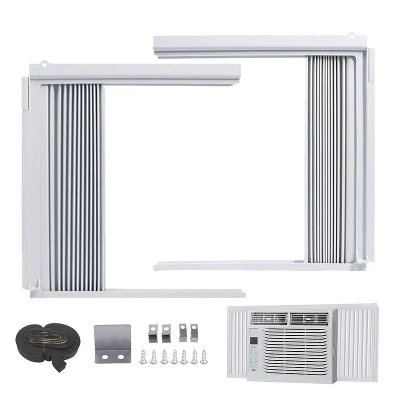 

Window AC Side Panels Window AC Insulation Foam Side Panels Reusable Side Panels For Air Conditioner Window Kit Winter And