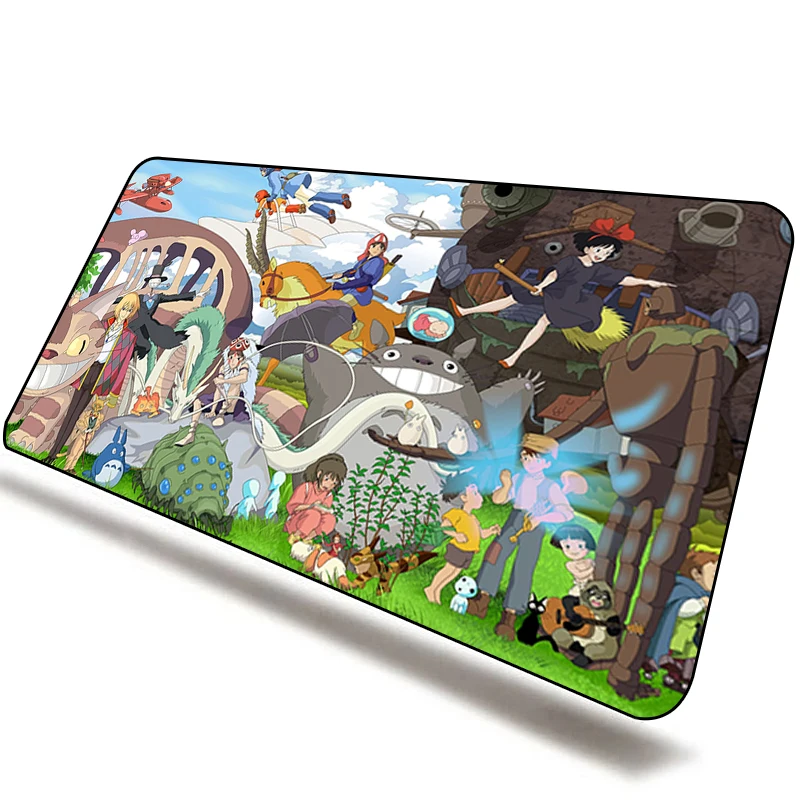 

Ghibli Large Mouse Pad Gamer Carpet Pc Gaming Accessories Desk Mat Deskmat Rug Computer Table Cabinet Mousepad Mats Keyboard