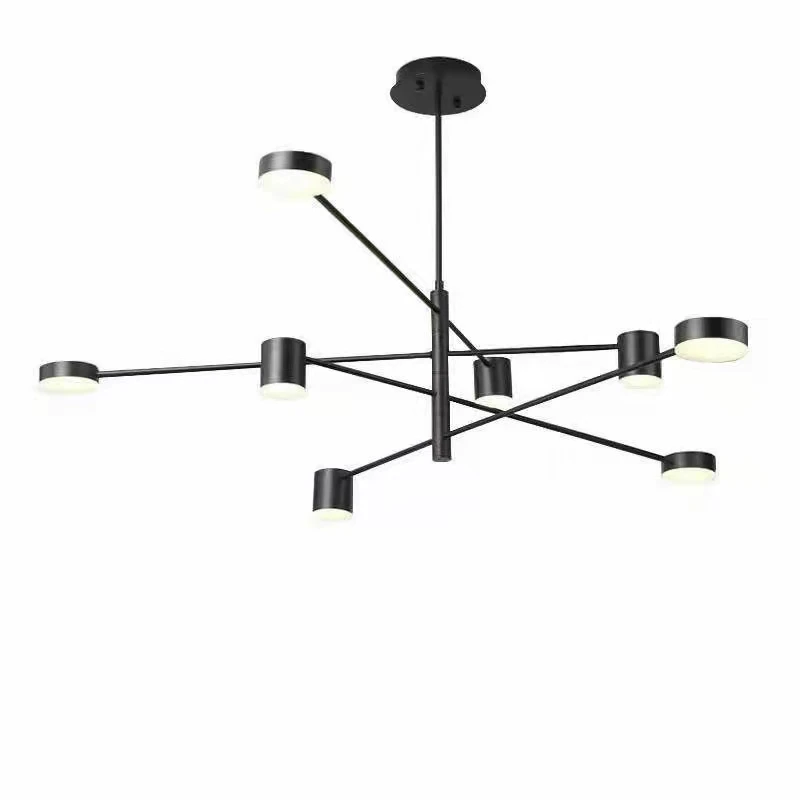 Concise Modern Atmospheric Family Dining Room Chandelier Creative Net Red Light Decoration Nordic Style Lamps And Lante