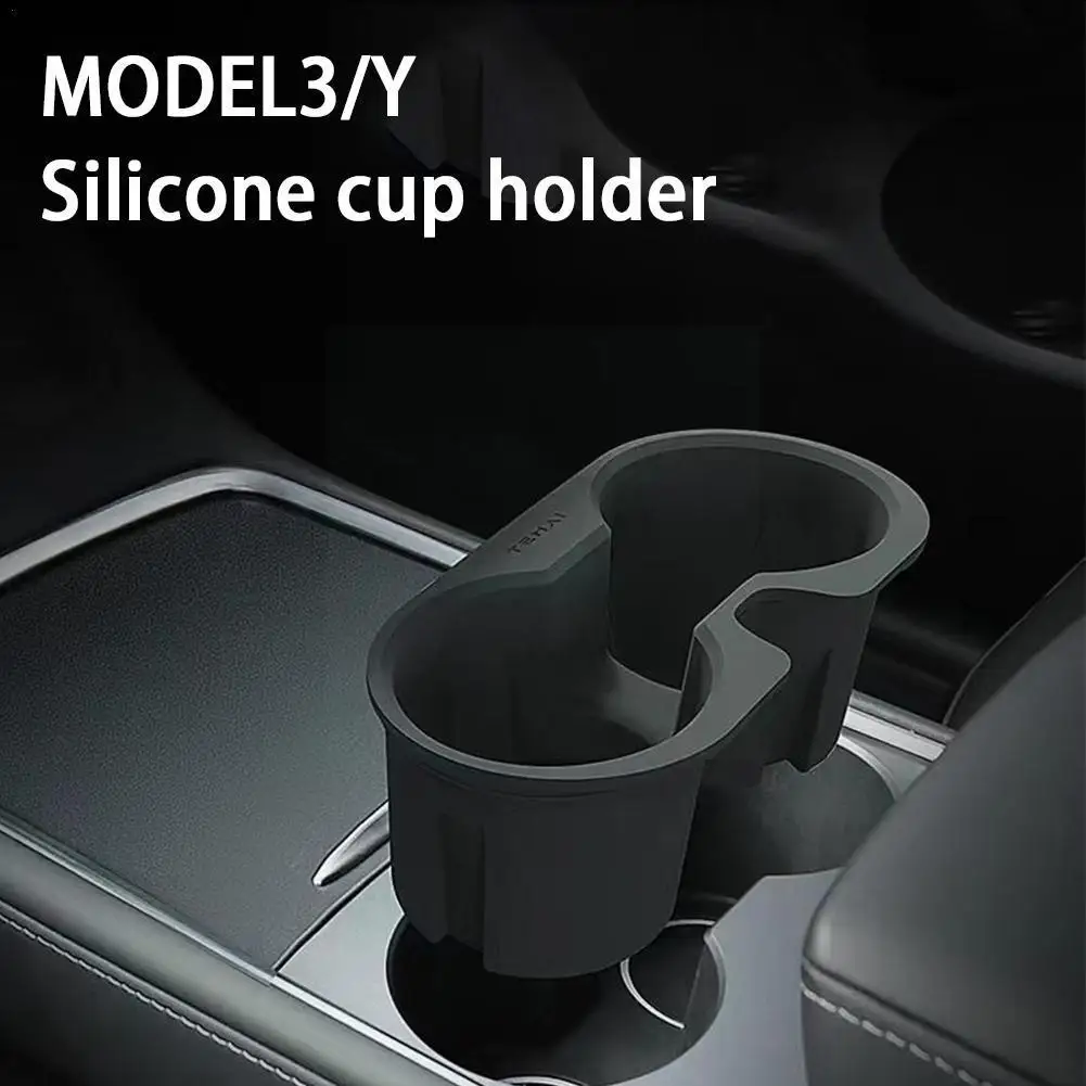 

Water Cup Holder Accessories for Tesla Model 3 Water Proof Console Cup Holder Drink Limiter Retainer Fitting for Tesla Mode C2B0
