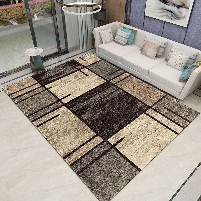 

Non-slip Rectangular Carpet American Style Living Room Carpets Large Area Rug Washable Bedroom Rugs Home Decor Soft Floor Mats