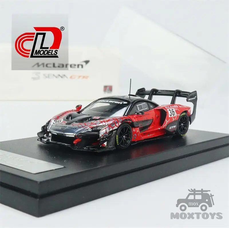 

LCD 1:64 McLaren Senna GTR Гальваническая красная литая модель автомобиля