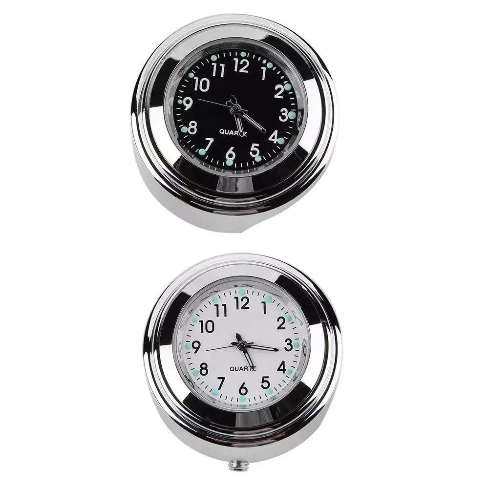 

Waterproof Luminous 22/25mm Motorcycle Bike Handlebar Mount Clock Watch Aluminum Alloy Dial Quartz Clock Watch Moto Accessory