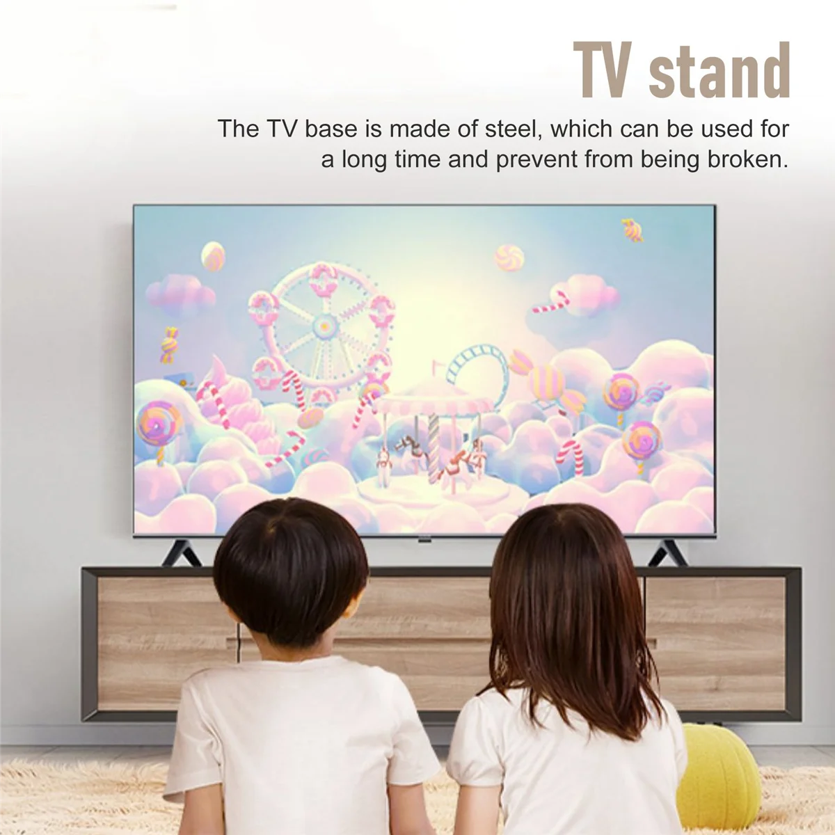 Стальная ТВ-подставка для ЖК-экрана домашняя универсальная подставка монитора