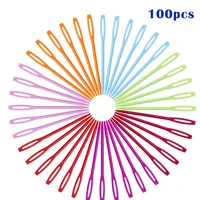 100 pieces sew knitting needles stitching embroidery quilting tools accessory household professional tailor color random