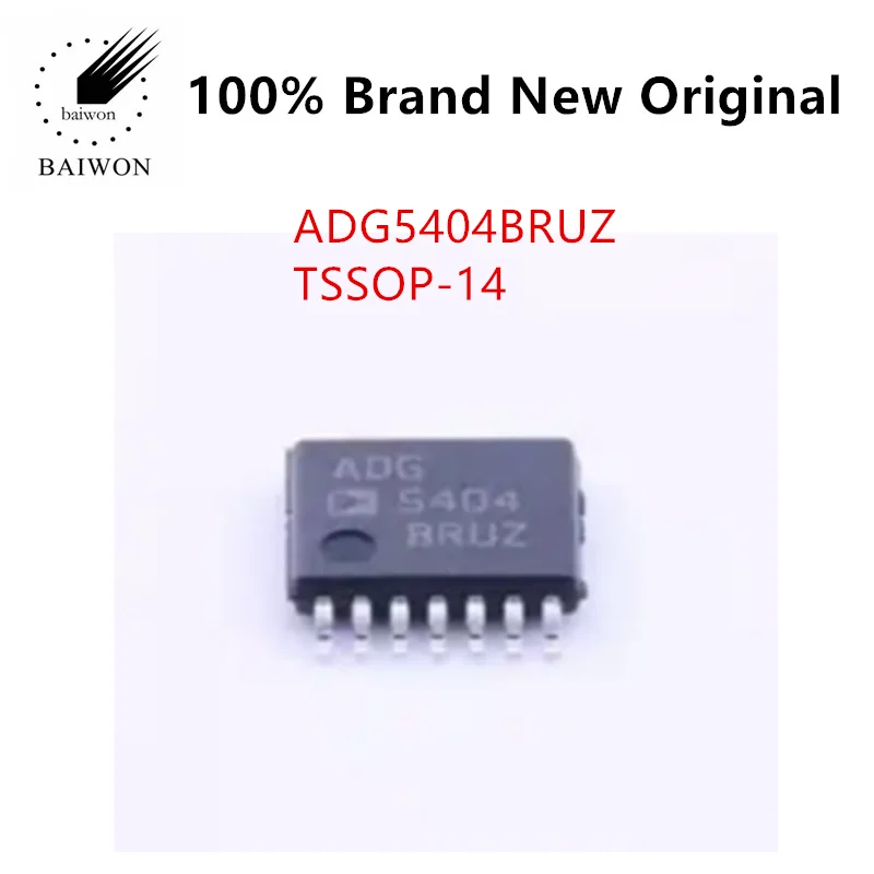 

ADG5404BRUZ-REEL7 трафаретная печать ADG504 TSSOP-14 Channel мультиплексор