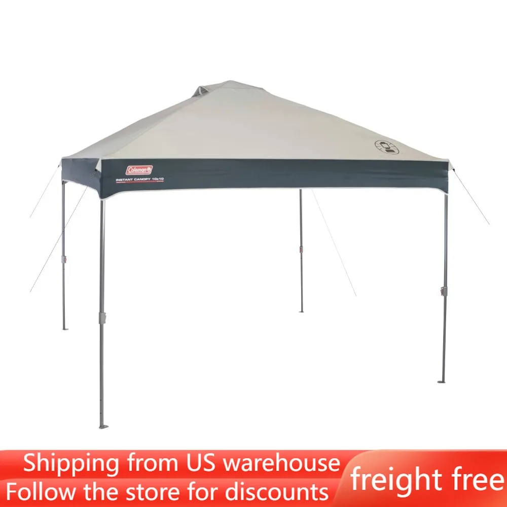 Shelter Camping Supplies 10 X 10 Camping Tent Travel Tan & Black Freight Free