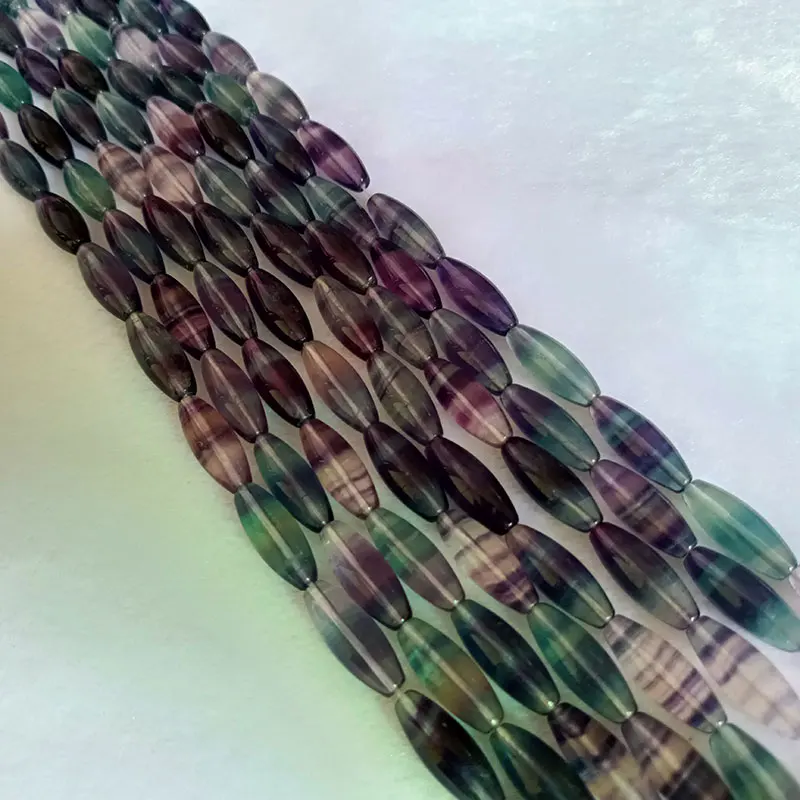 Бусины Из Натурального флюорита 15 дюймов золотистые бусины для изготовления