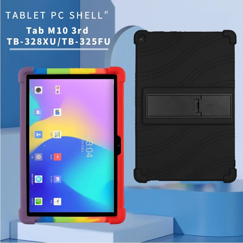 

Силиконовый чехол с подставкой для Lenovo Tab M10 3-го поколения, 2022 дюйма