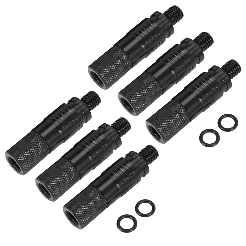 

6Pcs Carp Fishing Rod Pod Connector Quick Change Connector Easy To Install To Bank Stick Rod Pod Bite Alarms