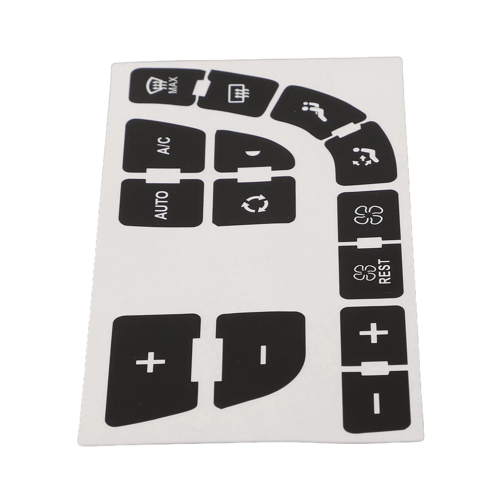 Наклейки для ремонта кнопок управления элементами наклейки с белой надписью и