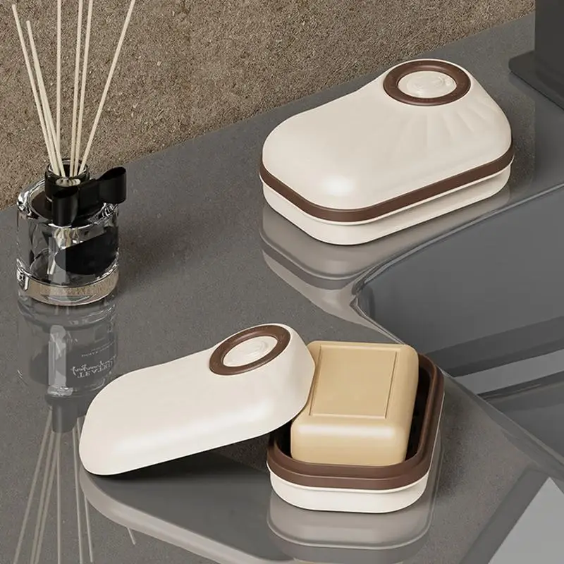 1 шт. двухслойный пластиковый держатель для мыла