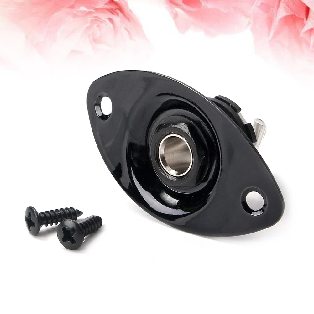 Внутренний 1/4-дюймовый овальный гитарный звукосниматель выходной вход разъем 635