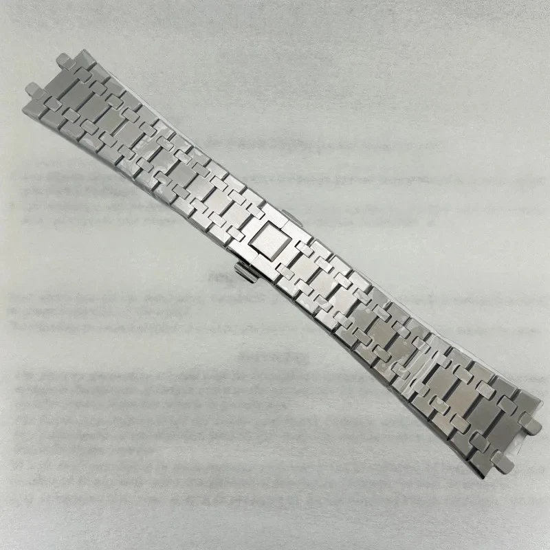 Ремешок для часов 21 мм, мужской браслет из нержавеющей стали для AP Royal Oak Seiko 15400 26331 15500, ремешок для часов, складная пряжка, без логотипа (art.: 3920ce65411bf) - 3920ce65411bf