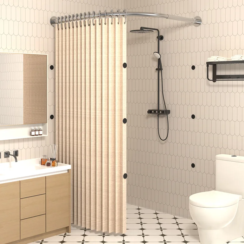 Магнитная складная занавеска для душа