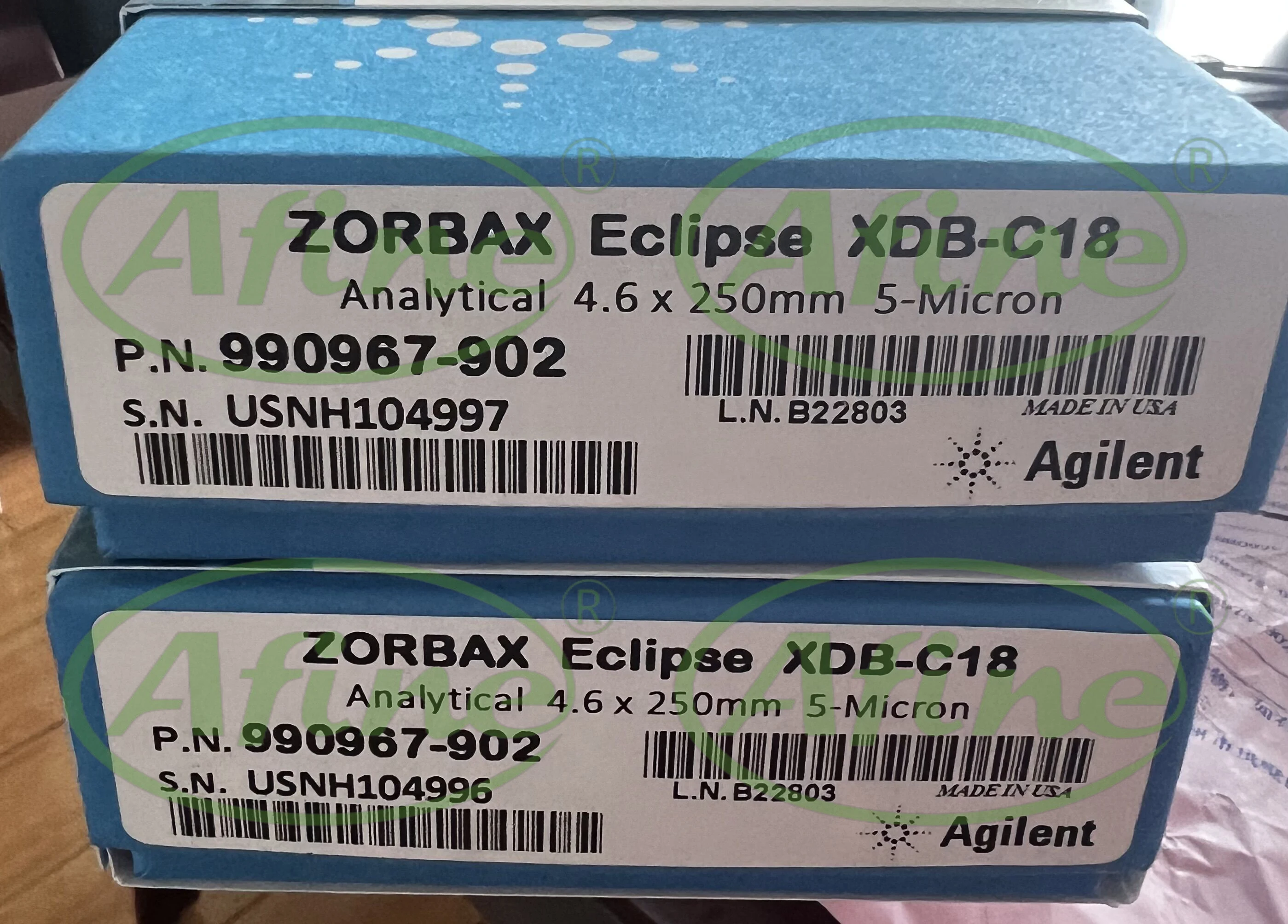 AFINE Agilent 990967 -902 ZORBAX Eclipse XDB-C18 4 6 x 250 мм 5 мкм 400 бар